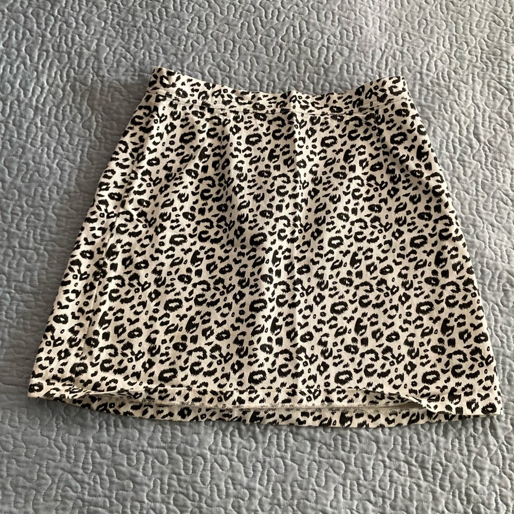 Leopard Mini Skirt